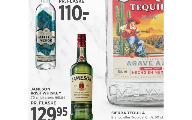 Jameson irish whiskey sierra tequila product image