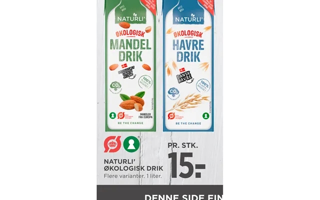 Natura’ organic beverage product image