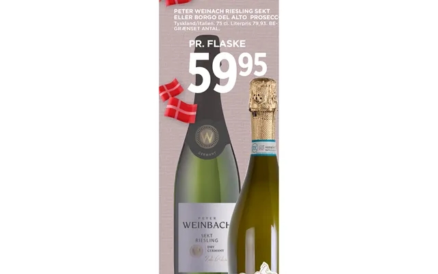 Peter weinach riesling sect e counter borgo part al prosec product image
