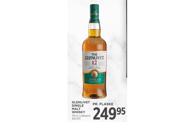 Glen Livet Single Malt Whisky product image