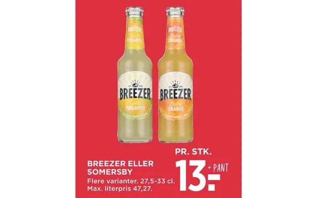 Breezer or somersby product image