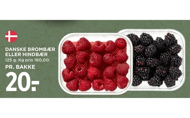 Danish blackberry or raspberries product image