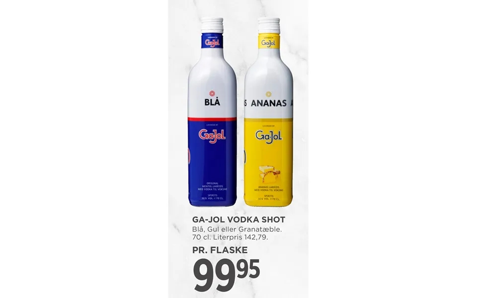 Ga-jol vodka shot