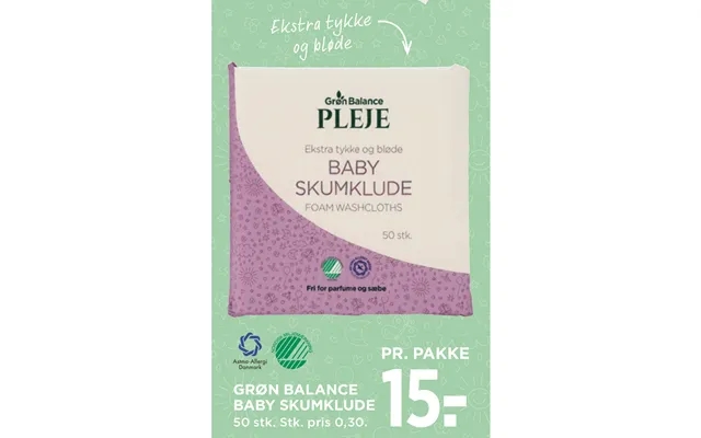 Green balance baby skumklude product image