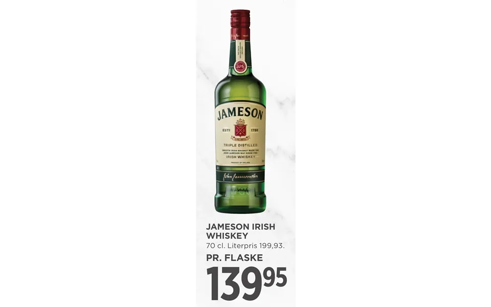 Jameson irish whiskey