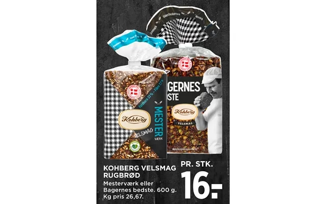 Kohberg palatability rye bread product image