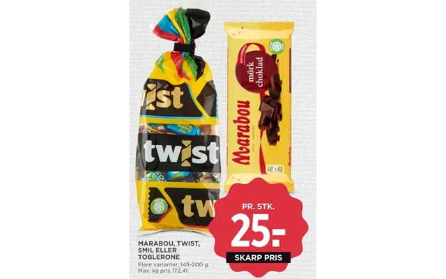 Marabou, Twist, Smil Eller Toblerone product image
