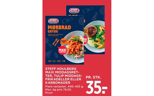 Maxi dinner dishes, tulip middagsfrikadeller or rissoles product image