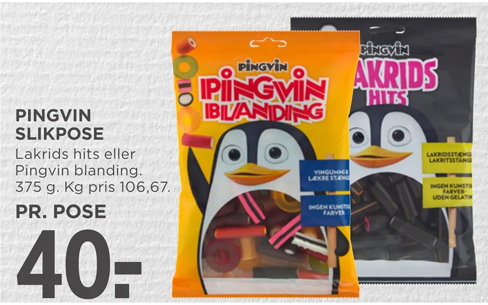 Penguin bag of goodies