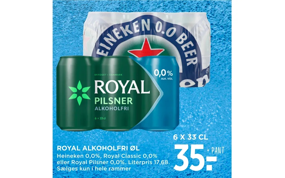 Royal alcohol-free beer
