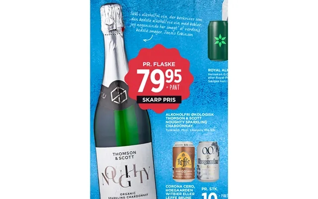 Thomson & scott noughty sparkling chardonnay product image