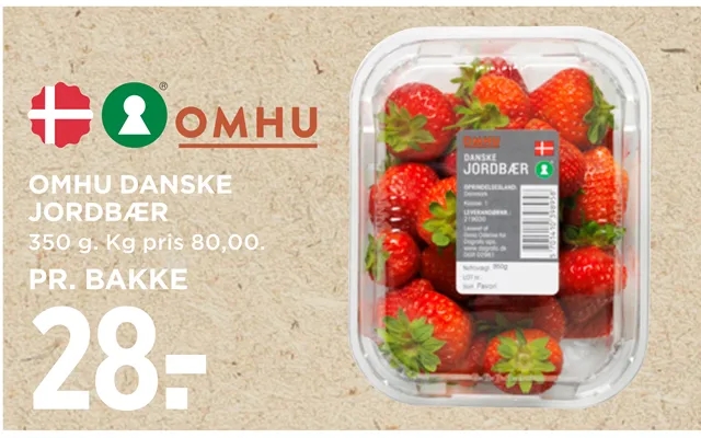 Care danish strawberries product image
