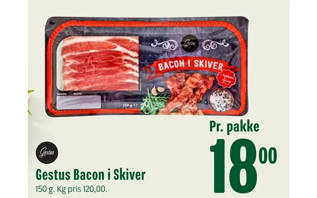 Gesture bacon in slices product image