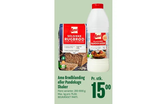 Amo bread mix or pancake shaker product image