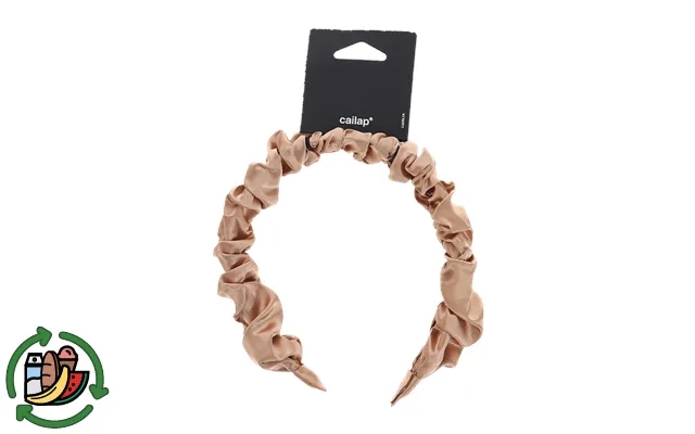 Cailap headband beige satin product image