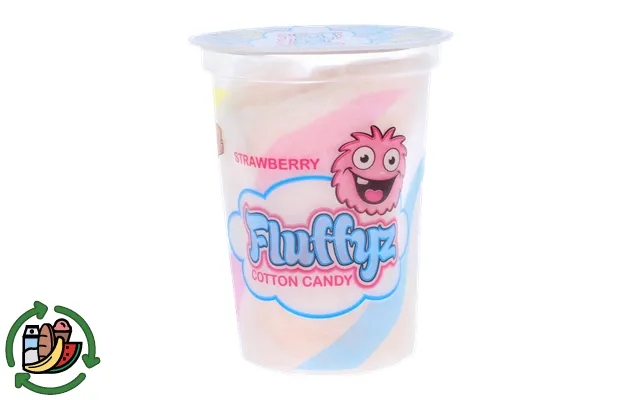 Fluffyz candy floss strawberries product image