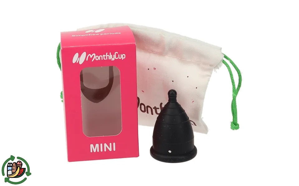 Monthlycup Menstruationskop Sort Mini