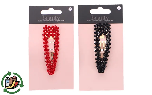 Pictura hairclip black & red product image