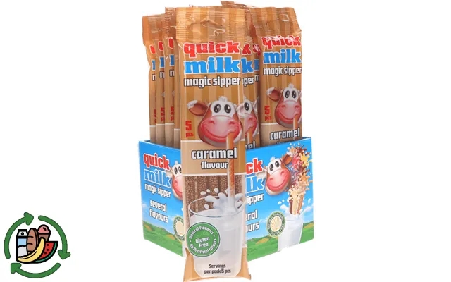 Quick milk magic straw caramel 20-pak product image