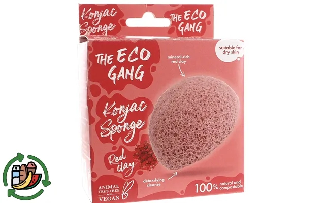 Thé eco time ansigtsrengørings sponge red clay product image
