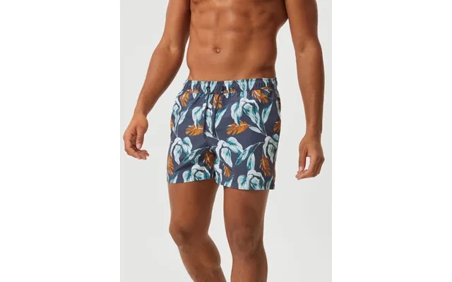 Castle print swim shorts - bb limoncello big 2 product image
