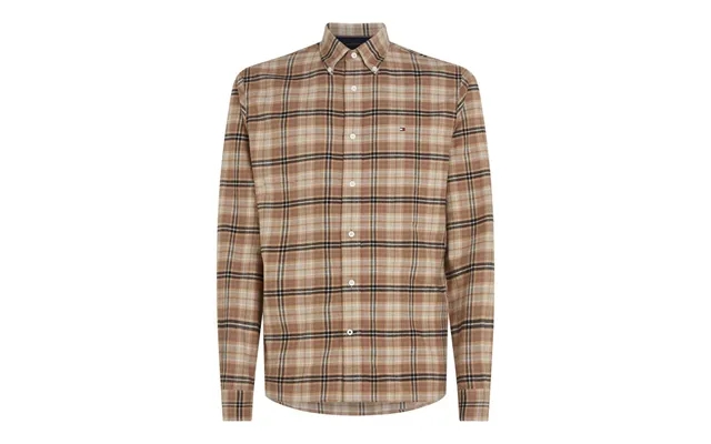 Brushed tommy tartan small shirt product image