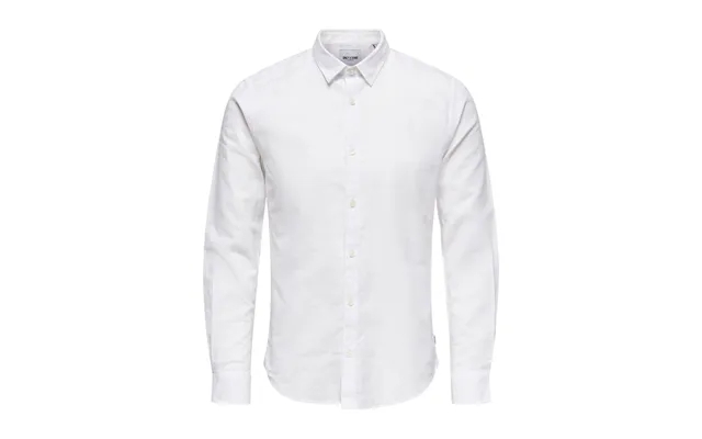 Onscaiden ls solid linen shirt product image