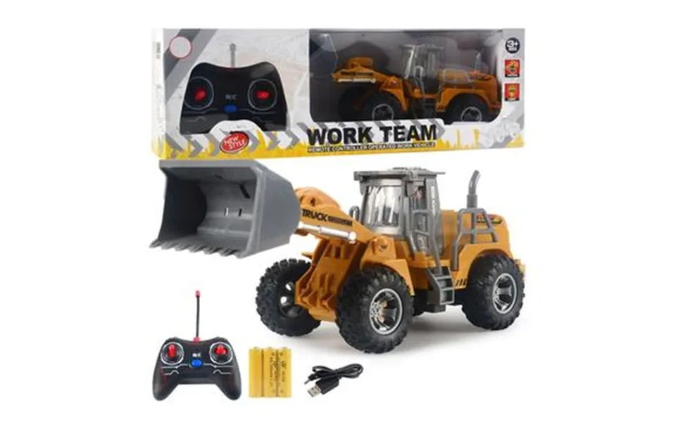 166-169 Remote ingeniørkøretøj excavator remote bulldozer dig children's toys model car - style b