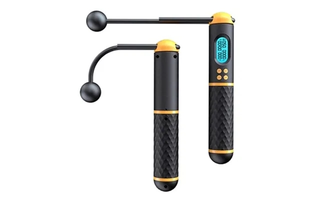 2-I-1 smart wireless jump rope with counts - black product image