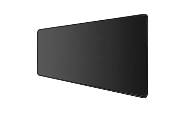 Anti-slip gaming mousepad with made edges - black product image