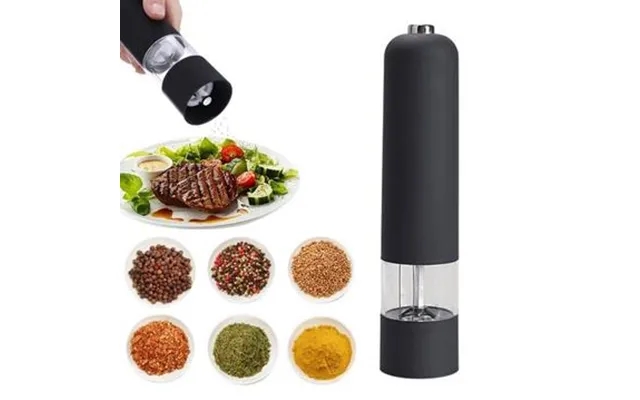 Automatic salt and pepper mill electrical spice grinder to herbs past, the laws pepper - black product image