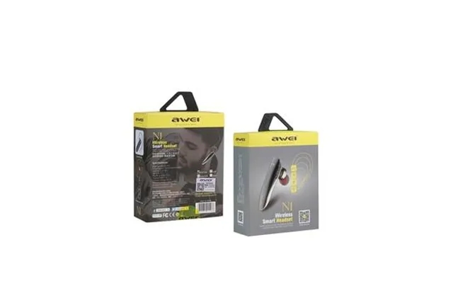 Awei N1 Mono Bluetooth-headset - Sort Grå product image