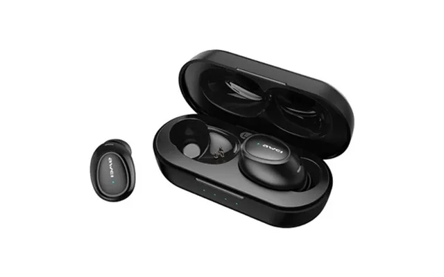 Awei t16 water repellent in-ear tws headphones - black product image