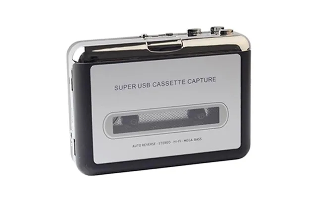 Notebook cassette to mp3 lydkonverter - sølv black product image
