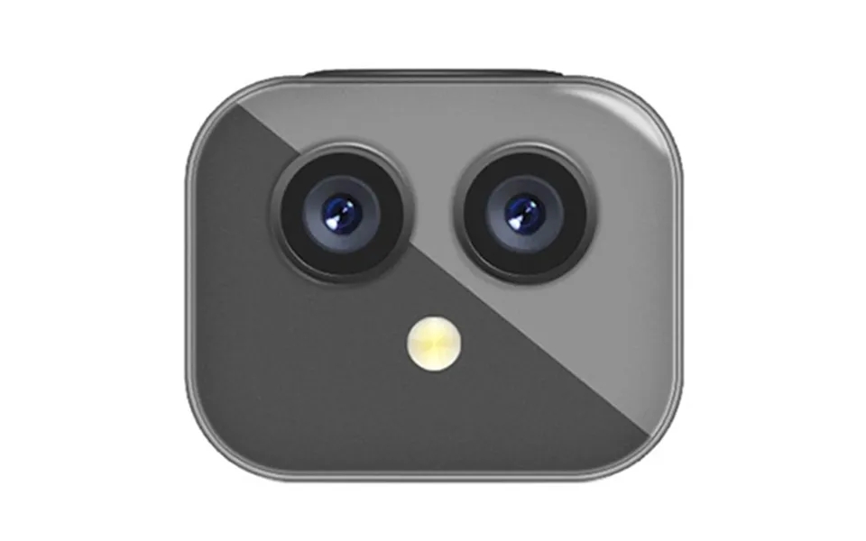Dual-lens wifi mini action camera surveillance camera d3 - sort