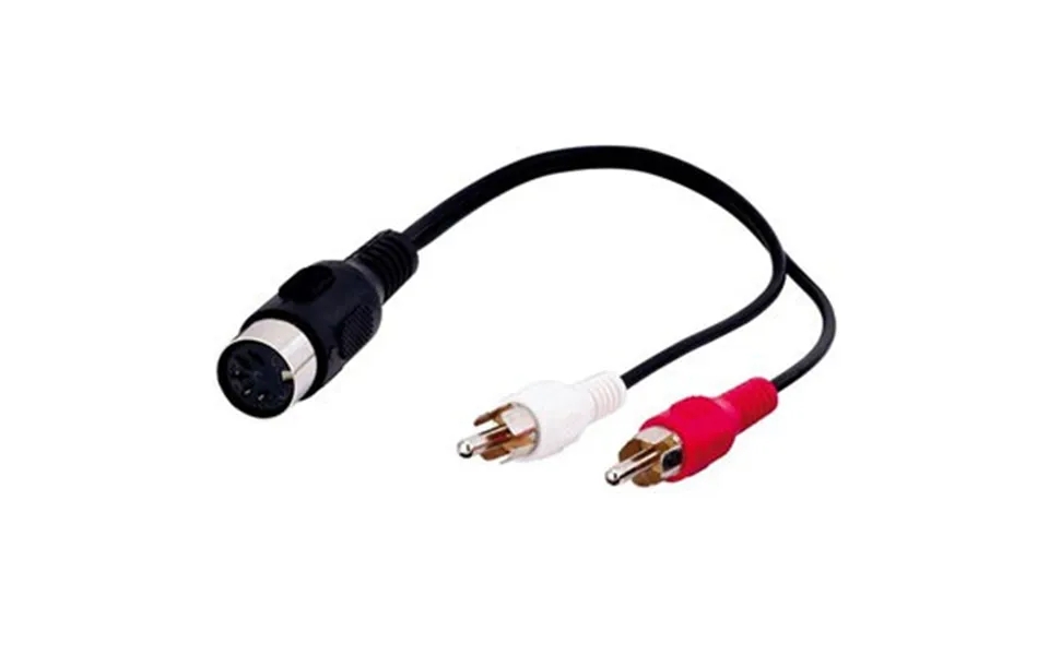 Goobay 5-polet your 2x rca cable adapter - 0,2 m