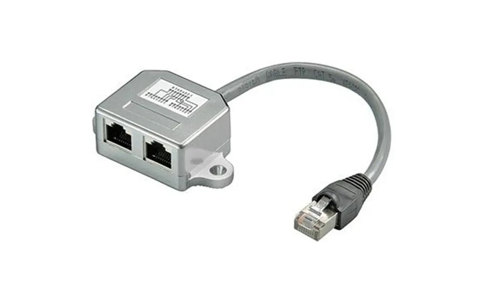 Goobay network connections cable splitter - 15cm