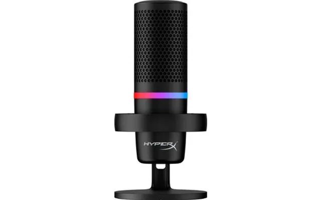 Hyperx duocast gaming microphone with rgb light - black product image