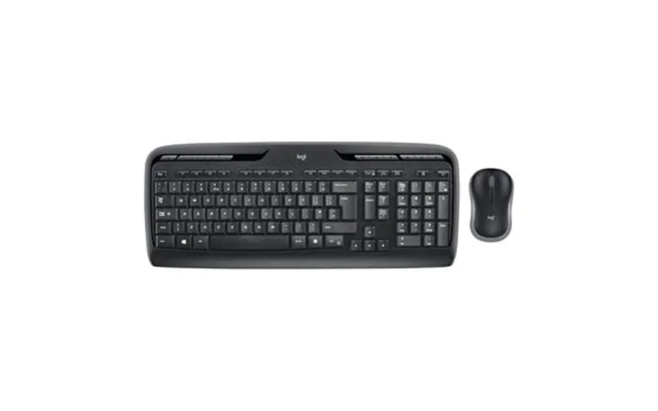 Logitech Wireless Desktop Mk330 Tastatur Og Mus Sæt - Sort
