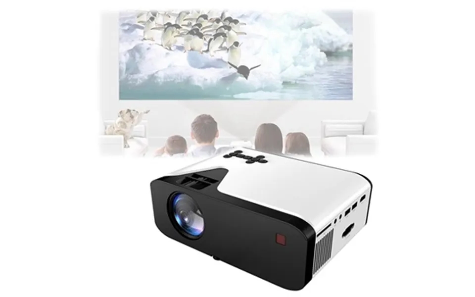 Mini portable hd part projector with fjernbetjening - 1080p