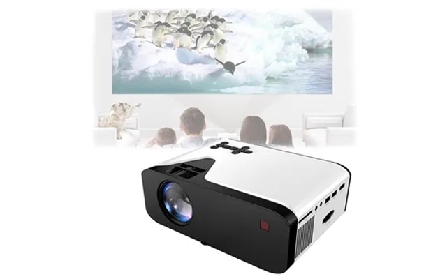 Mini portable hd part projector with fjernbetjening - 1080p product image
