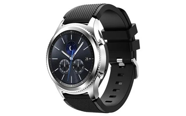 Silicone sports samsung gear s3 bracelet - black product image
