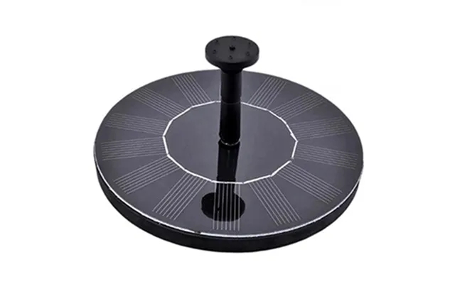 Solar powered floating fountain pump - black product image