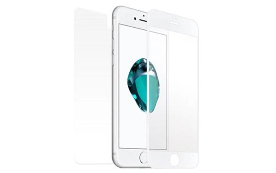 Star-case Fullcover 3d Iphone 7 8 Se 2020 Se 2022 Hærdet Glas - Hvid