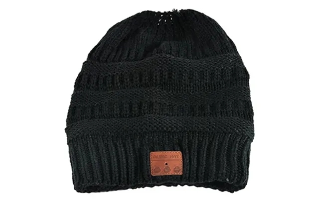 Knitted beanie hat bluetooth 5.0 Headset - black product image