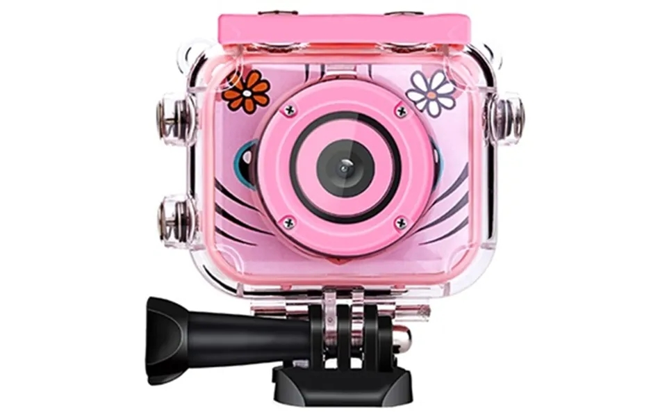 Waterproof hd digital camera to children at-g20g - pink