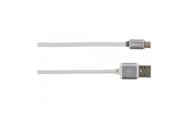 Charge N Sync Microusb - Steel Line, 1m product image