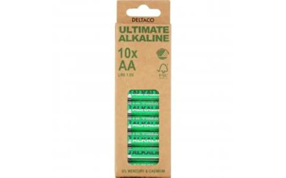 Deltaco Ultimate Alkaline Aa Lr6 1,5v - 10-pak