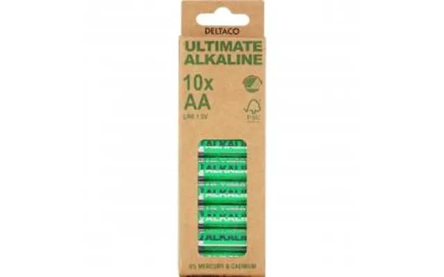 Deltaco Ultimate Alkaline Aa Lr6 1,5v - 10-pak product image