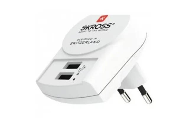 Euro Usb Charger - 2xusb Type A product image